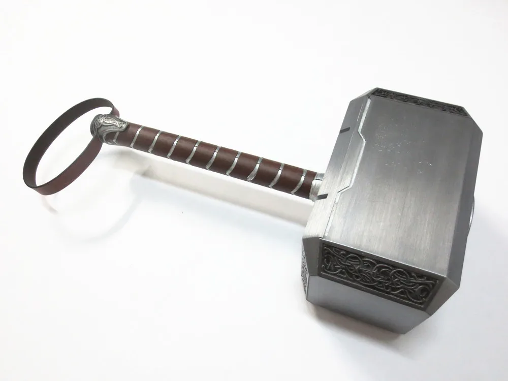 På tilbud! 1:1 skala full metal hammer mjølner replica thor brugerdefinerede cosplay hammer collection model toy < Legetøj \ Trekloeveret.dk