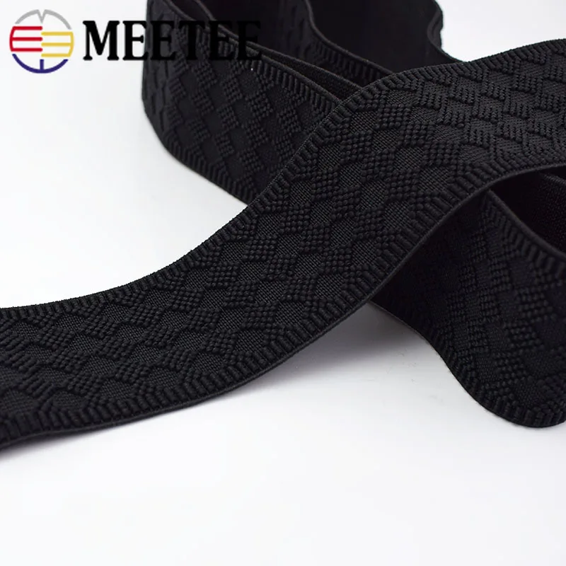 tilbud! 2m 5cm sort elastik blød hud bukser bukser elastisk bånd sy linning af elastisk gummi strækker sig elastisk bånd Tøj Sy & Stof \ Trekloeveret.dk