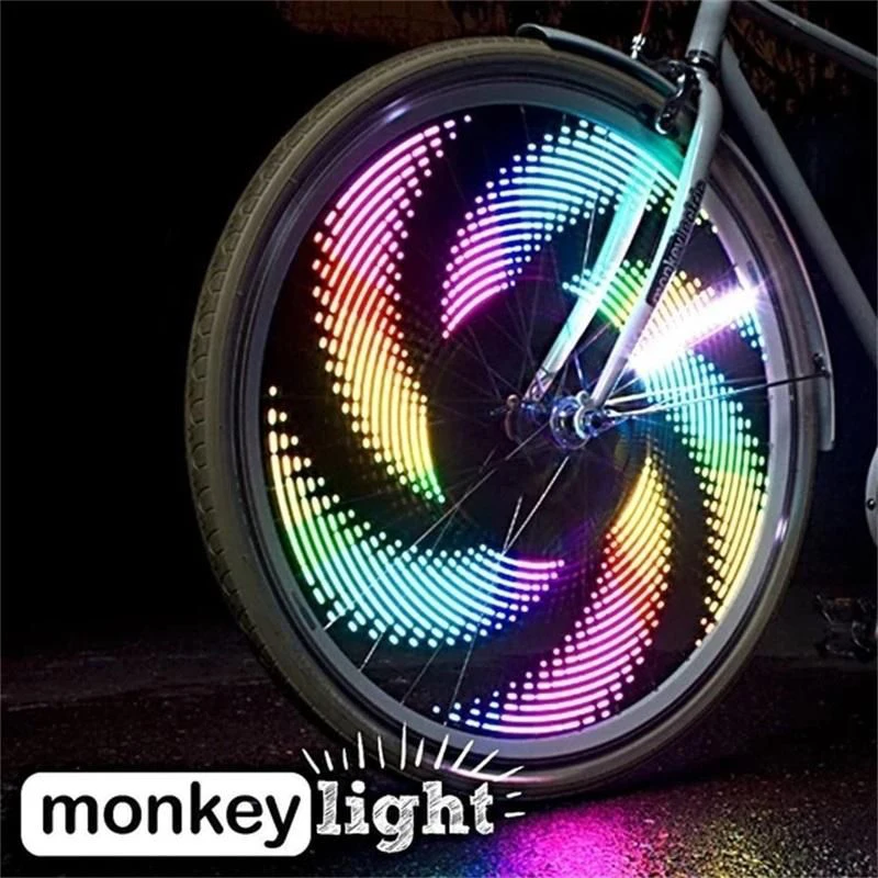 På tilbud! 3d-cykel-eger led-lys farverige cykel hjul light multi-farve 42 16 led cykel-eger lys edf88 Cykel Tilbehør \ Trekloeveret.dk