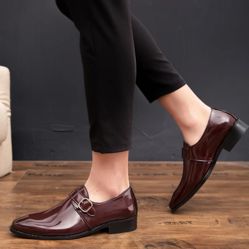 tilbud! Cimim mærke 2019 italiensk herre lædersko stor størrelse luxury kjole sko til mænd af høj kvalitet, kontor-loafers mand casual bryllup sko < Mænds Sko \ Trekloeveret.dk