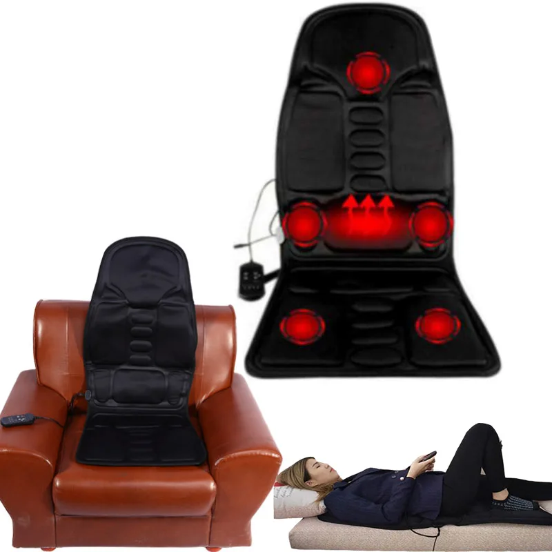 På tilbud! El-hals massageapparat tilbage stole massage stol polstret