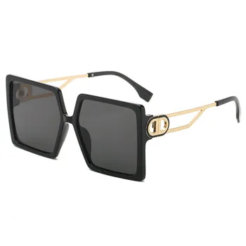 2020 Fashion Square Frame Bee Solbriller Mænd Kvinder Luksus Brand Designer Vintage solbriller Vintage Nuancer Oculos UV400