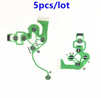 5pcs/masse Ledende Film Tastatur flex Kabel Bånd Circuit Board til Playstation 4 PS4 JDM-030 JDS030 JDS 030 Controller Reparation