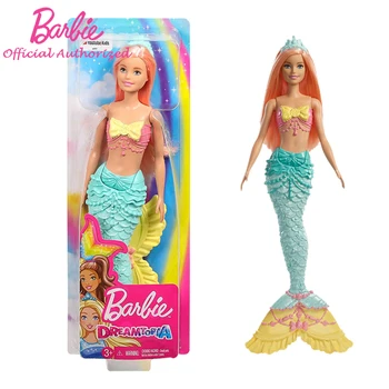 Barbie Originale Mærke Samling Dukke Farverig Drøm Serie Søde Havfrue Baby Børn Toy Boneca Tilstand FXT11 Gratis Fragt Gave