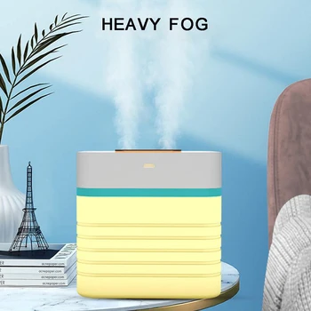 2,5 L Høj Kvalitet Ultralyd Dobbelt Spray Fugter Husstand Stor Kapacitet Luftrenser Til Bil Office Home Soveværelse
