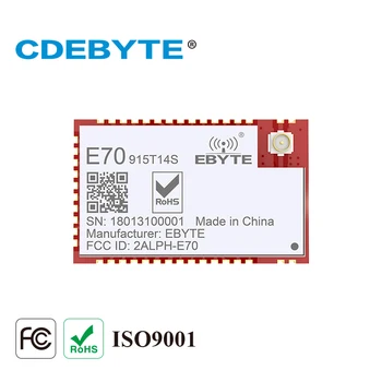 Ebyte E70-915T14S CC1310 915MHz UART IO RF-Modul Modbus RSSI 128KB Flash 20KB RAM IPEX Stempel Hul IoT-Sender-Modtager