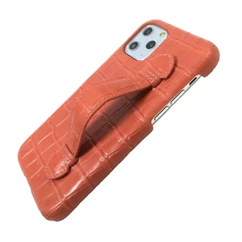 Sød Pink i Ægte læder rem holder cover til iPhone 11 Pro Max antal 11Pro håndtere telefonen tilfælde luksus krokodille tyndt hårdt cover