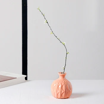 VILEAD 9,5 cm Keramisk Mini Vase Dekoration Hjem Kreative Hydroponiske Blomster Dekoration Stue, Soveværelse Dekoration