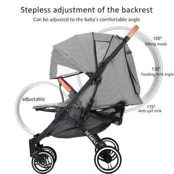 Kære pro baby klapvogn gratis levering ultra lette at folde, kan sidde eller ligge højt liggende egnet