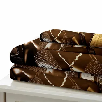 HELENGILI 3D-Sengetøj Sæt det Gamle Egypten Print Duvet Cover Sæt Bedcloth med Pudebetræk Sæt sengelinned boligtekstiler #AJ-010