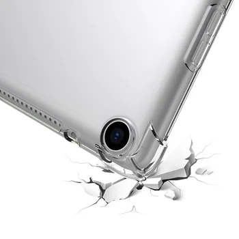 Klar Sag for Xiaomi Mipad 2/3/4 Tilfælde Stødsikkert Gennemsigtige TPU Silikone Tilbage Dække for Xiaomi Mi Pad 4 Plus 10.1 Tablet Capa