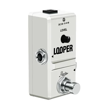 Rækkei LN-332A Guitar Mini-Loop TF Hukommelseskort Pedal Looper Effekt Pedaler Til Elektrisk Guitar i 10 Min Optagelse