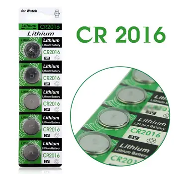 25PCS/ 5 Pack CR2016 Knap Batterier LM2016 BR2016 DL2016 Celle Lithium Coin Batteri 3 V CR 2016 For at Se Elektroniske Legetøj Fjernbetjening
