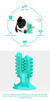 Ny Pet-Produkter, Dog Tandbørste Dog Molar Stick Kaktus Formet Mad Spiller Gnaver Hund Legetøj