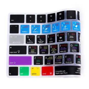 HKH Logic Pro X Funktionelle Genvej Slidstærkt Tastatur Cover Silikone Tastaturet Huden beskyttelsesfilm Til Apple Magic MLA22B/A engelsk