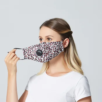 Pm2.5 Kvinder Bomuld Maske Anti Støv, Luftforurening Ånde Ventil Aktiveret Carbon Filter Sort Munden Maske Genanvendelige Ansigtsmasker