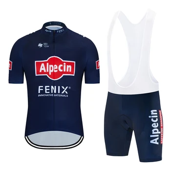 ALPECIN Team Cycling Jersey 2020 Nye Sommer Pro Cykel Bære Tøj, Kort Ærme Cykling Sæt Maillot MTB Gel Cykel Shorts, der Passer