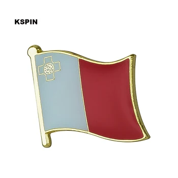 Spanien flag badge pin-pins med 100pcs en masse Broche Ikoner AA-0190