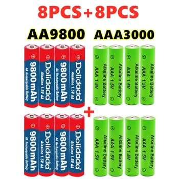 AA + AAA-serien batteri 1,5 V opladning af batteriet matchende udvalg, der er egnet til aircondition fjernbetjening ur, osv.