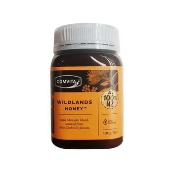New Zealand Comvita Wildlands Manuka Honning Blanding 500g Premium Honning for Fordøjelsessystemet Sundhed Luftveje Hoste Sooth Hals