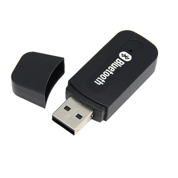 Larryjore 100Pcs/Masse Bluetooth Stereo Musik, Audio Receiver A2DP Dongle Wireless USB Adapter til Bil AUX-Mobil-Telefon 3.5 mm Jack