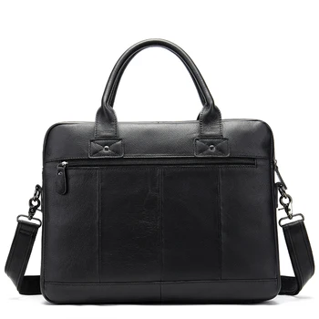 WESTAL mænds ægte læder taske mænds rejsetaske kontor tasker for mænd porte dokument læder laptop taske mænd business håndtaske 8380