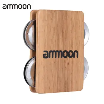 Ammoon 4-Jingle bell Castanet Cajon Max Tromme Følgesvend Tilbehør til Hånd Tromme-Percussion Instrumenter