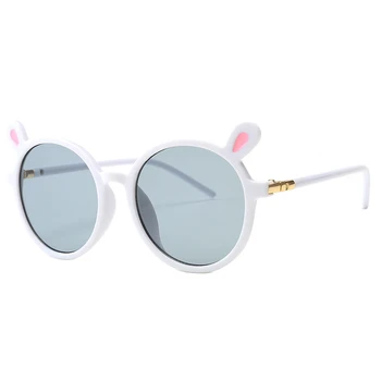 Iboode 2020 Lovely Rabbit Ear Sunglasses Kids Hot Cute Children Sun Glasses Animals Child Eywear Gifts for Boys Girls