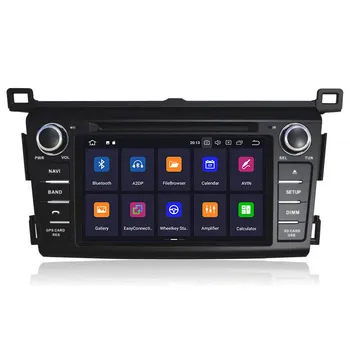 Android-10.0 PX6 For Toyota RAV4 4 XA40 - 2018 Bil GPS-Navigation, Radio Auto Stereo DVD Multimedie-Afspiller DSP Styreenhed 2Din