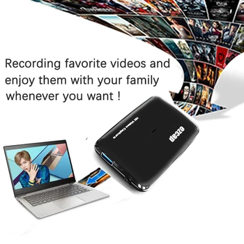USB 3.0-Video Capture Card Game TV-Boks DVD-HD-Kamera Optagelse Plade Grabber Loop Out Mikrofon I 1080P 60fps PC-OB Live Streaming