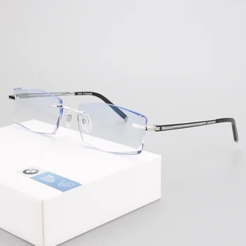 Opeco Nye Trimning Nærsynethed Optisk Recept Briller Briller Mænd er Ren Titanium Briller Ramme mandlige uindfattede Briller