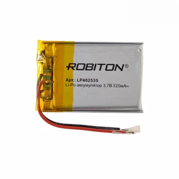 Li-ion polymer batteri lp402535 robiton, Li-Pol prisme med beskyttelseskredsløb