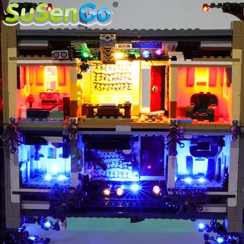 SuSenGo LED Lys kit Til 75810 Fremmed Ting på Hovedet Kompatibel med 25010