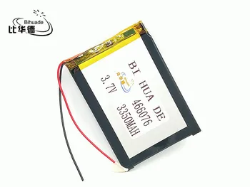Li-Po Størrelse 466076 3,7 V 3350mah Lithium polymer Batteri Med Beskyttelse af yrelsen For MP3-MP4, GPS, Digitale Produkter