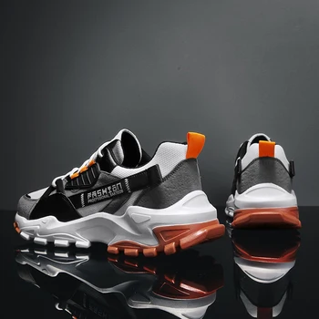 Nye Populære Design til Mænd Sneakers Udendørs Jogging Sneakers til Mænd i Klassisk Stil Atletisk Sko Komfortabel Letvægts Bløde Sko
