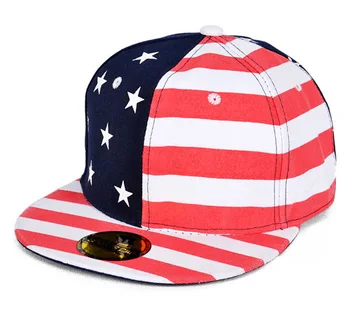 Fashion Street Dance Cool Hip Hop Caps USA Flag Snapback Snap Tilbage Baseball Caps Hatte Amerikanske Flag