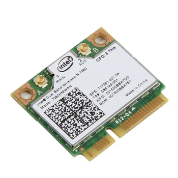 Wifi-Adapter til Trådløst til Intel 7260HMW EN Mini-PCI-E Wifi-Kort 300Mbps Dual band 802.11 agn 2,4 G/5 ghz, Bluetooth 4.0 til Bærbar