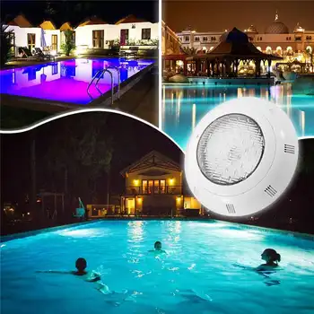 Super Lyse 45W 450LED RGB Swimmingpool LED-Lys med Fjernbetjening IP68 Vandtæt Dam Lys Underwater Lamp