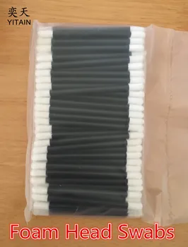 100 stk Mini Sok Hoved Skum Podning mitt podning sort polypropylen håndtere stokke med små mitt