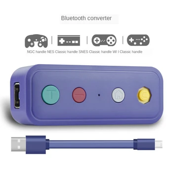 Vogek Trådløse Bluetooth-Adapter Omformer med USB-Kabel, der Passer til Nintend Skifte til Game Cube/Klassiske Udgaver til Wii Classic