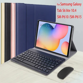 Keyboard Cover taske Til Samsung Galaxy Tab S7 11 S6 Lite 10.4 S6 S4 S5e 10.5 P615 T865 T835 T875 T725 med Bluetooth Mus Mus