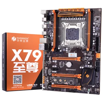 Nye ankomst helt nye HUANANZHI deluxe-X79 LGA2011 bundkort Intel Xeon E5 2680 C2-2.7 GHz RAM 32G(2*16G) DDR3 1600MHz REG ECC