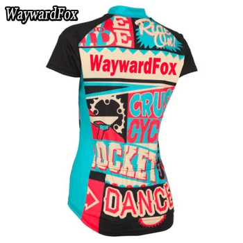 NYE 2017 Sommeren Kvinders trøje korte ærmer WaywardFox cykling tøj road Racing cykel bære WaywardFox