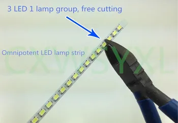 Universal Justerbar LED-Baggrundsbelysning Lamper Opdatering kit Til LCD-Monitor 2 LED Strips Støtte til 15-27