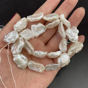 Uregelmæssig Firkant Barok Perler Fine Naturlige Ferskvands Perle Perler til smykkefremstilling Halskæde DIY Armbånd Tilbehør Gaver