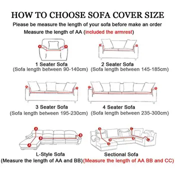 Elastisk Sofa Dække Sofa Håndklæde Skridsikker Ocean Sofa overtræk til Stue, Fuldt pakket ind Anti-støv