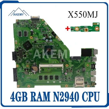 X550MJ bundkort Til Asus X550MJ 4GB RAM N2940 CPU Laptop bundkort X550M X550MD Notebook bundkort fuldt ud testet