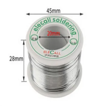 Diameter 1 mm 0.8 mm 0,5 mm på 99,3% soldeer tin lodning, wire roll med fluskerne svejsetråd lodde tin harpiks core loddetråd