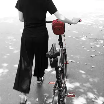 Vandtæt taske styret riding mobiltelefon vigtigt redskab opbevaringspose skuldertaske MTB cykel foldecykel universal