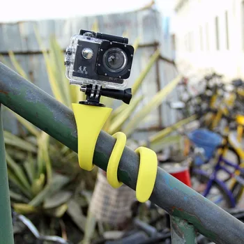 Banan Pod Fleksibel Blæksprutte Mini sport Kamera Stativ Mount Selfie Stick til Gopro Hero5 4 3+Session Xiao Mi Yi SJCAM for iPhoneX